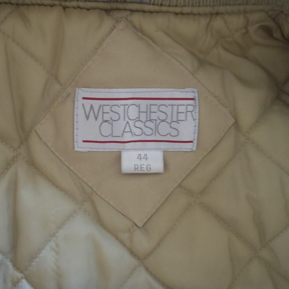 Mens Westchester Classic Bomber Style  44 R Jacket - Picture 3 of 4